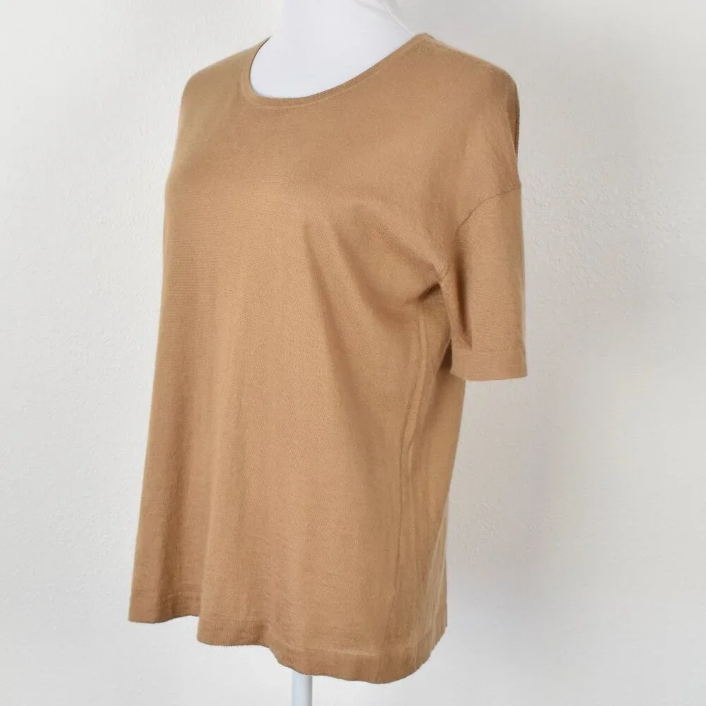 Jenni Kayne Cashmere Tee Toast - S - Picture 4 of 9